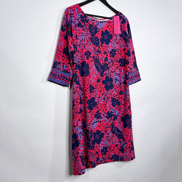 NWT Lilly Pulitzer Braedyn UPF 50+ Nylon-Blend‎ Pull-on My Own Chilly Lilly XL - Picture 1 of 13
